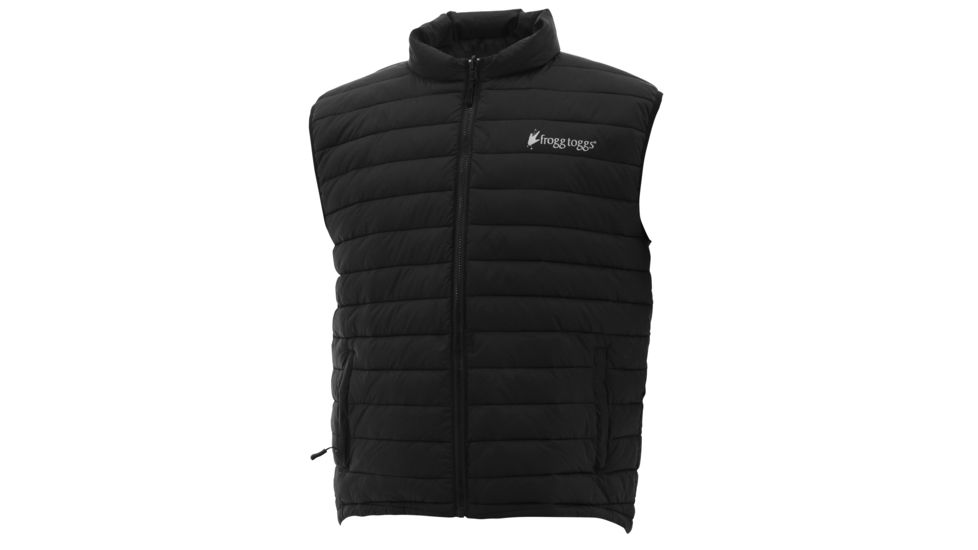 Frogg Toggs Co-Pilot Insulated Puff Vest, Black, Small PF33101-01SM