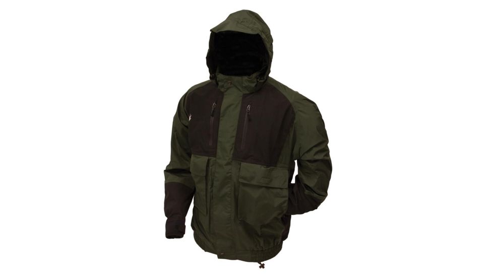 Frogg Toggs Firebelly Toadz Jacket, Forest Green &amp; Black, 2XL NT6201-109XX