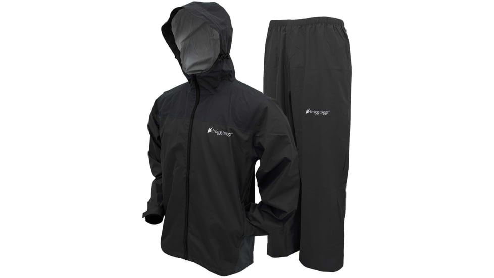 Frogg Toggs Vapor Rain Suit - Men's, Black, Medium/Large, 1VP111000MDLG