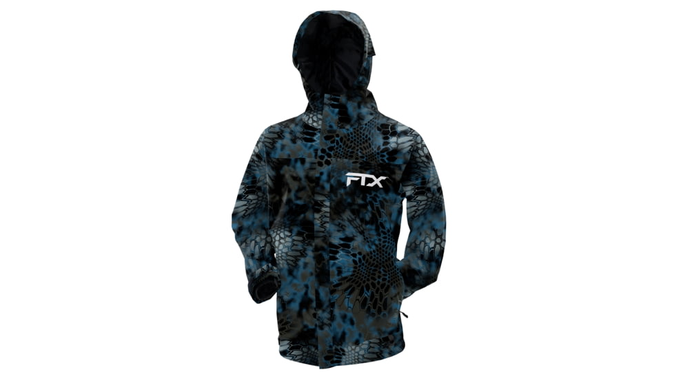 Frogg Toggs FTX Armor Jacket, Kryptek Neptune, Size 2X, 1FA611-830-2X