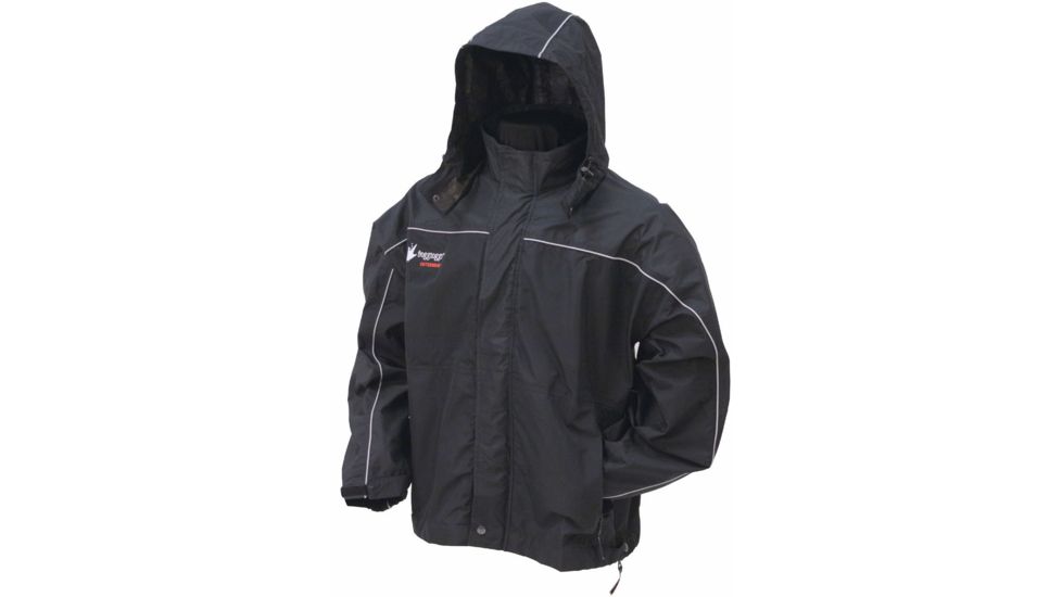 Frogg Toggs Highway Toadz Jacket, Black, LG NTH65125-01LG