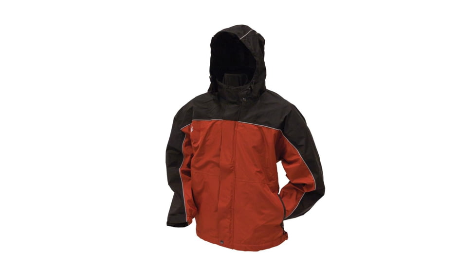 Frogg Toggs Highway Toadz Jacket, Red &amp; Black, LG NTH65125-110LG