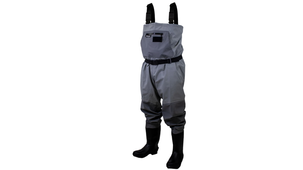 Frogg Toggs Men's Hellbender PRO Bootfoot Felt Sole Chest Wader, Gray, Size 8, 2HB111-103-080