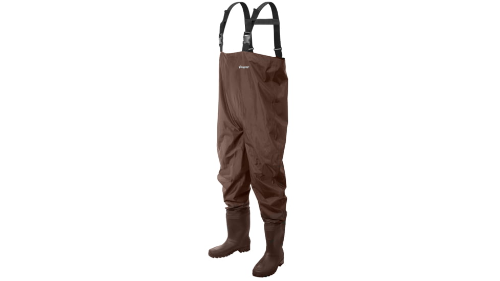 Frogg Toggs Men's Rana PVC Lug Chest Wader, Brown, Size 9, 2RN011-304-090