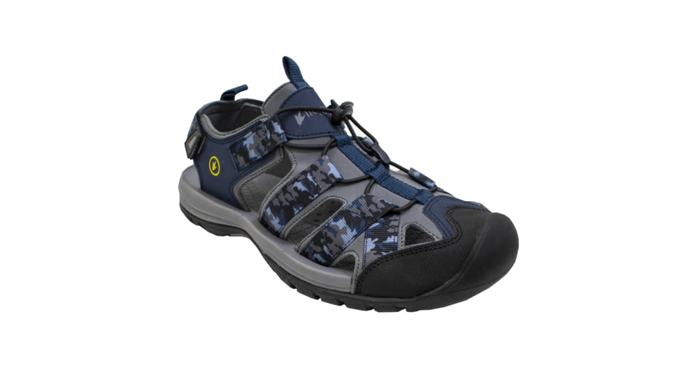 Frogg Toggs Men's River Sandal Shoe, Blue Camo, Size 9, 4RS011-825-090