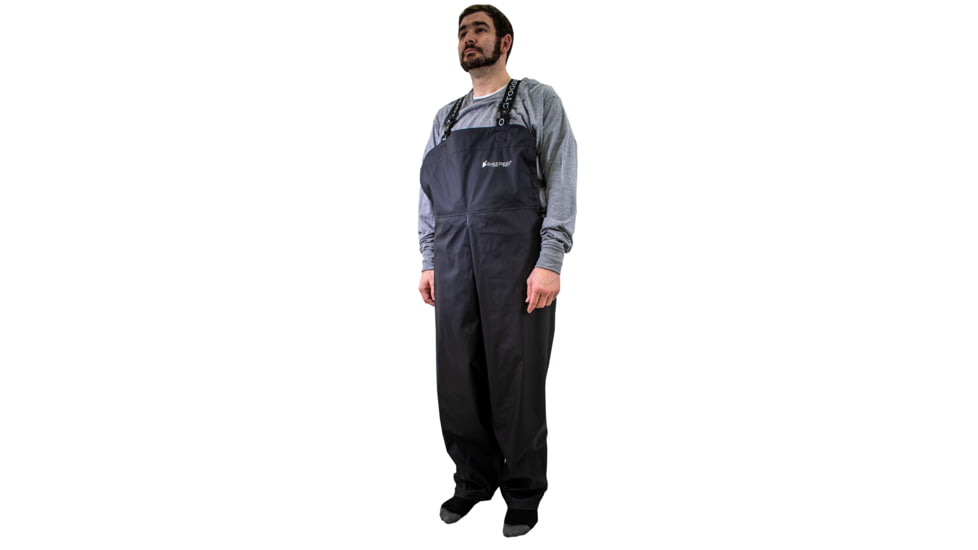 Frogg Toggs Men's WayPoint Angler Bib, Black, Size XL, 1WA911-000-XL