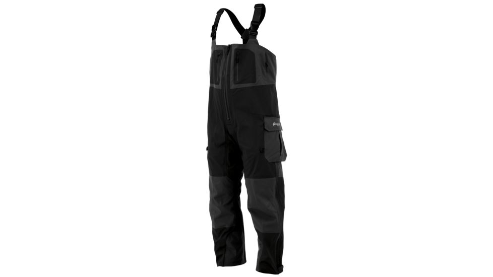 Frogg Toggs Pilot II Bib w/Co-Pilot Liner, Black/Charcoal, Small, PF93861-177SM