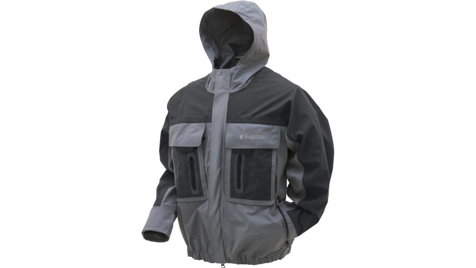 Frogg Toggs Pilot II Guide Rain Jacket - Men's, Light Gray/Charcoal Gray, Medium, PF63161-707MD