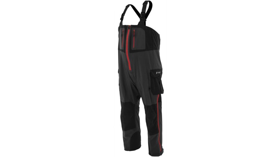 Frogg Toggs Pilot Rain Bibs, Black/ Charcoal, LG PF93160-107LG
