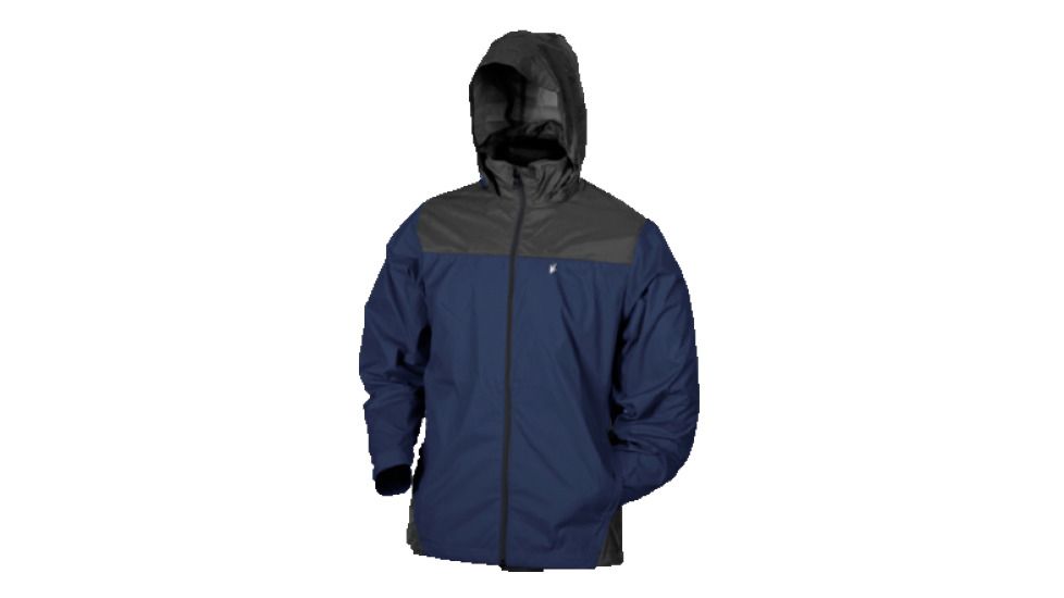 Frogg Toggs River Toad Rain Jacket, Charcoal Gray/Dust Blue, LG RT62140-722LG