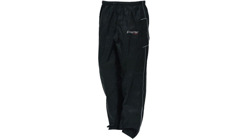 Frogg Toggs Road Toad Reflective Pant Black Medium 90859