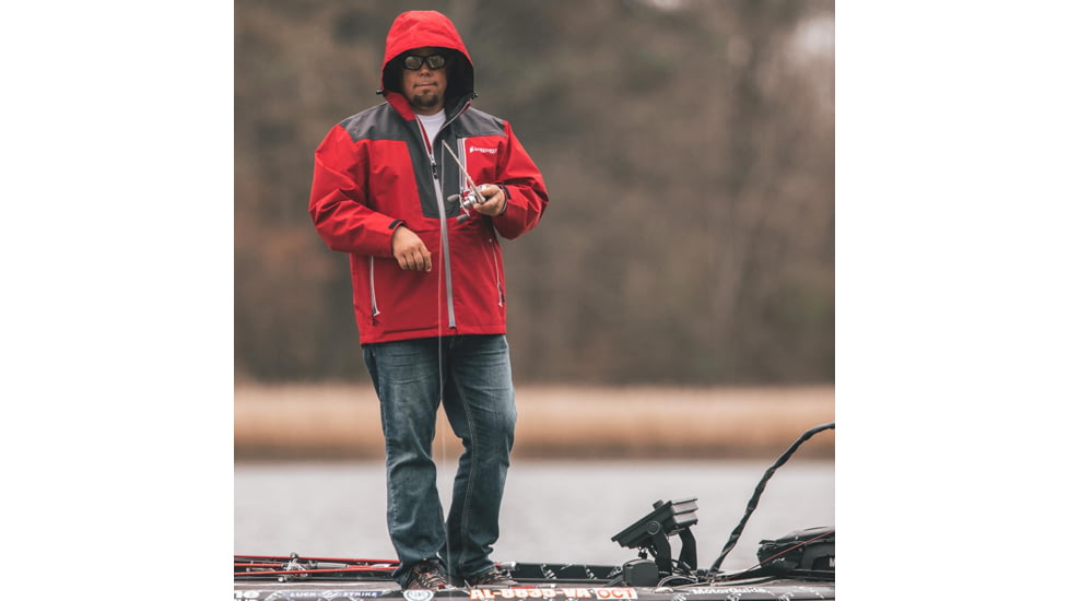 Frogg Toggs Rockslide Rain Jacket - Mens, Red / Carbon, 2XL, NTRS6701-10012X