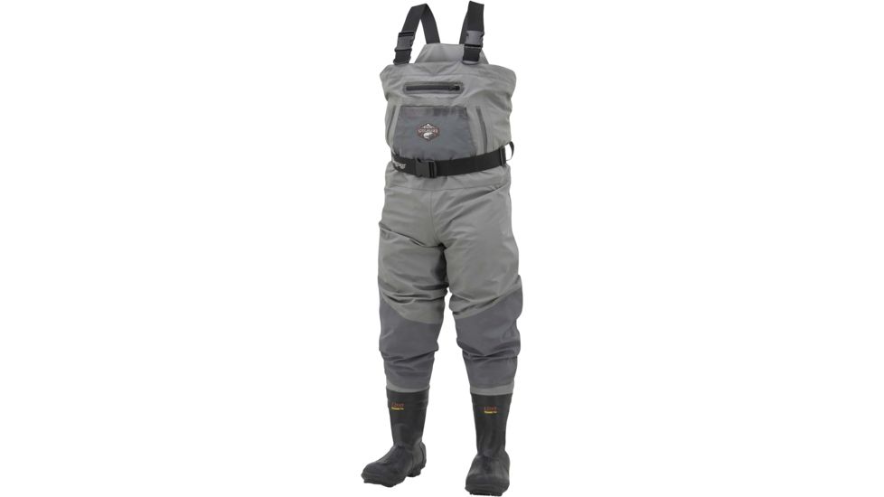 Frogg Toggs Steelheader Insulated Cleated Bootfoot Chest Wader - Mens, Slate Gray, 13, 2711926C-13