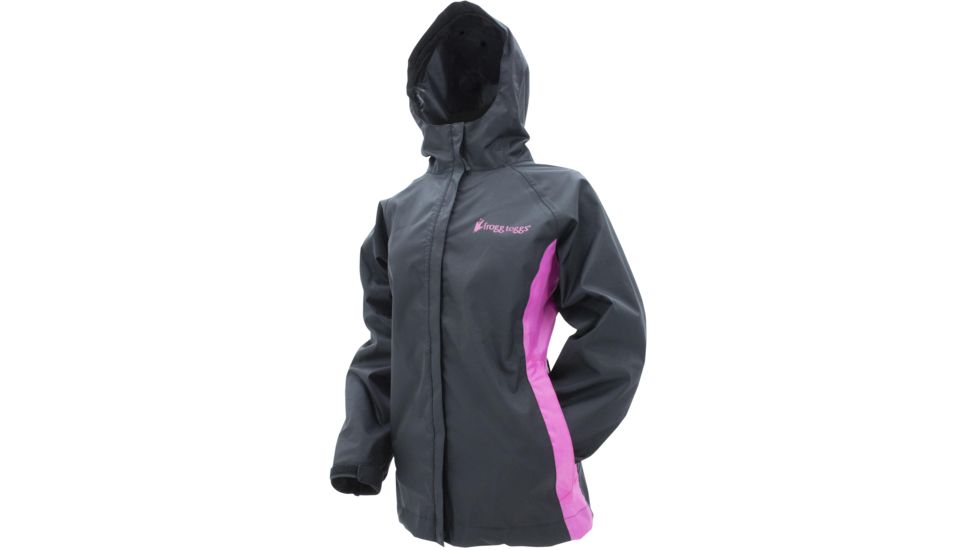 Frogg Toggs StormWatch Rain Jacket - Womens, Black/Pink, 2XL, SW62523-1112X