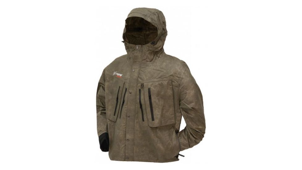 Frogg Toggs Tekk Toad Wading Jacket, Stone, 2XL TT6405-05XX
