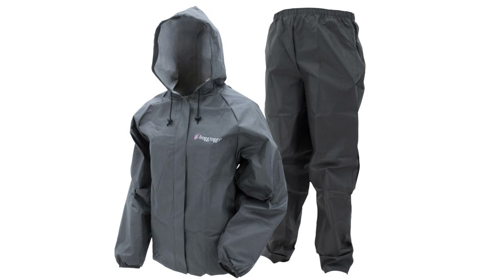 Frogg Toggs Women's Ultra-Lite2 Rn St-Carbon Bk-Sz SM UL12504-01SM