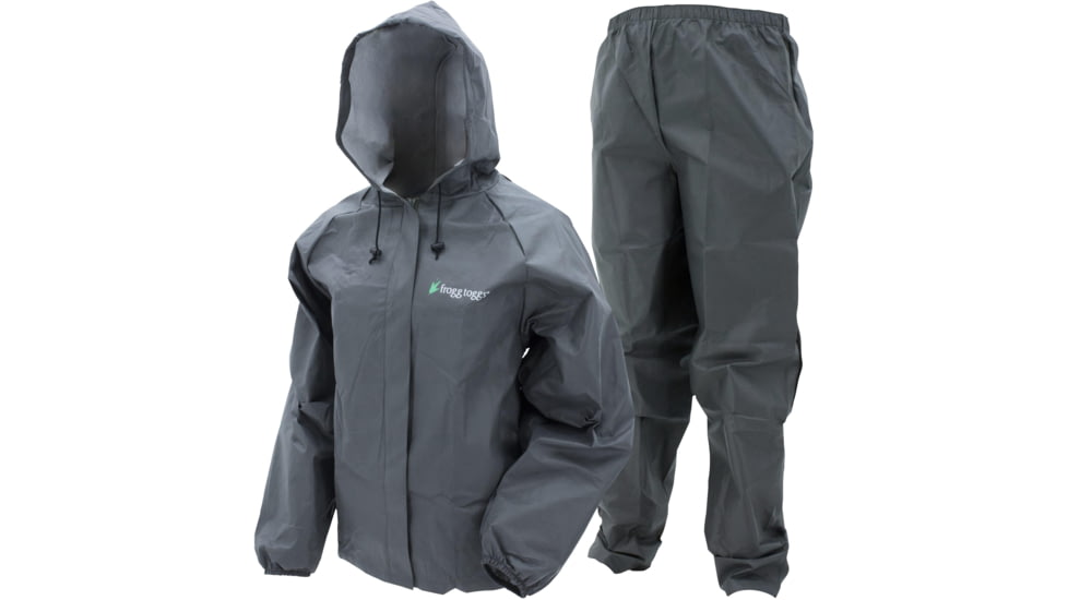 Frogg Toggs Youth Ultra-Lite2 Rain Suit, Carbon, Small, UL12304-01SM