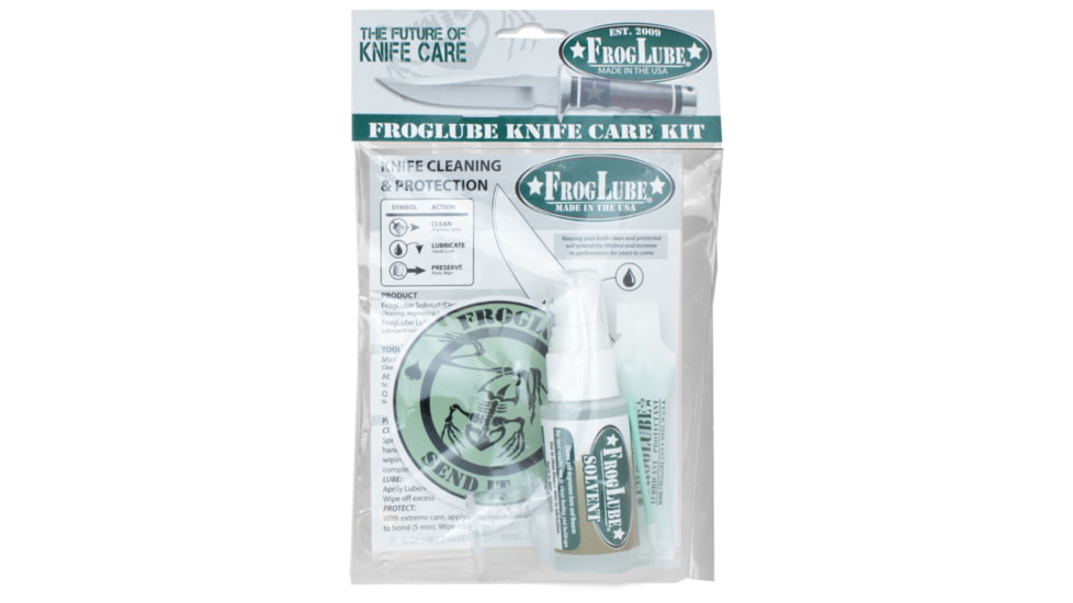 FrogLube Knife Cleaning System Kit, Green, 1 oz/ 5ml, 99030