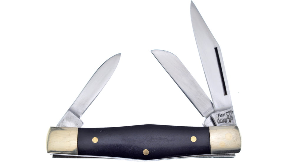 Frost Baby Diamond Back Folding Knife, Buffalo horn handle, 14-632CBH