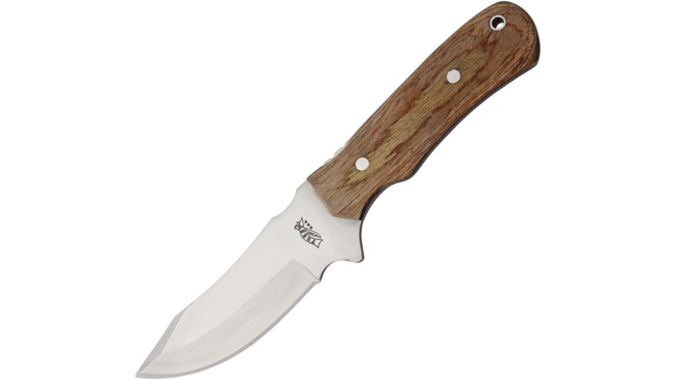 Frost Dark Eagle Skinner Fixed Blade Knife, 9in, 4.5in, Brown, Pakkawood Handle F18301BRPW
