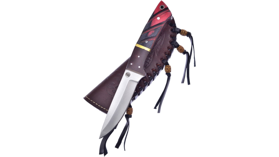 Frost Hunter Frostwood w/Sheath Knife, 4.25 satin finish stainless blade, Frostwood handle, CW-4762FW