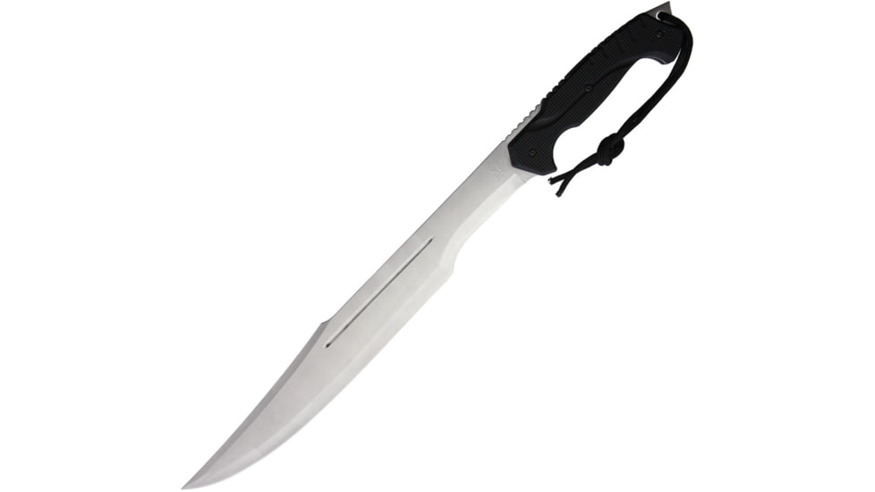 Frost Machete Knife, 17 satin finish stainless blade, Black ABS handle, TX-174B