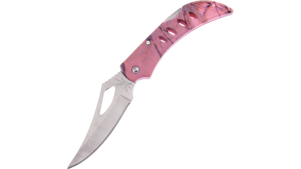 Frost Tac Assault Lockback Pink Folding Knife,3.25in,Pink Camo,Composition Handle FTA007PC