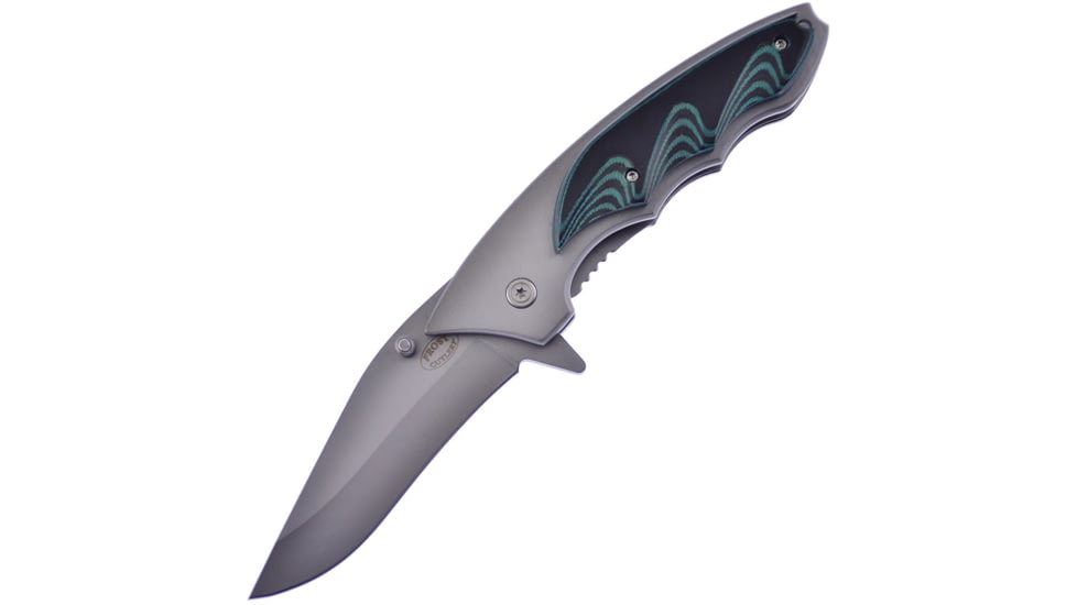 Frost Tac Linerlock Green Wood, F15284B