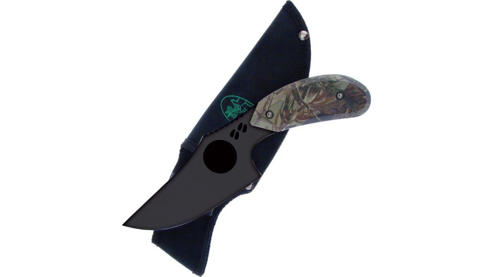 Frost Whitetail Skinner Camo Fixed Blade Knife, 4.5in, Stainless Steel, Skinner, Camo, Composition Handle FWT086CAB