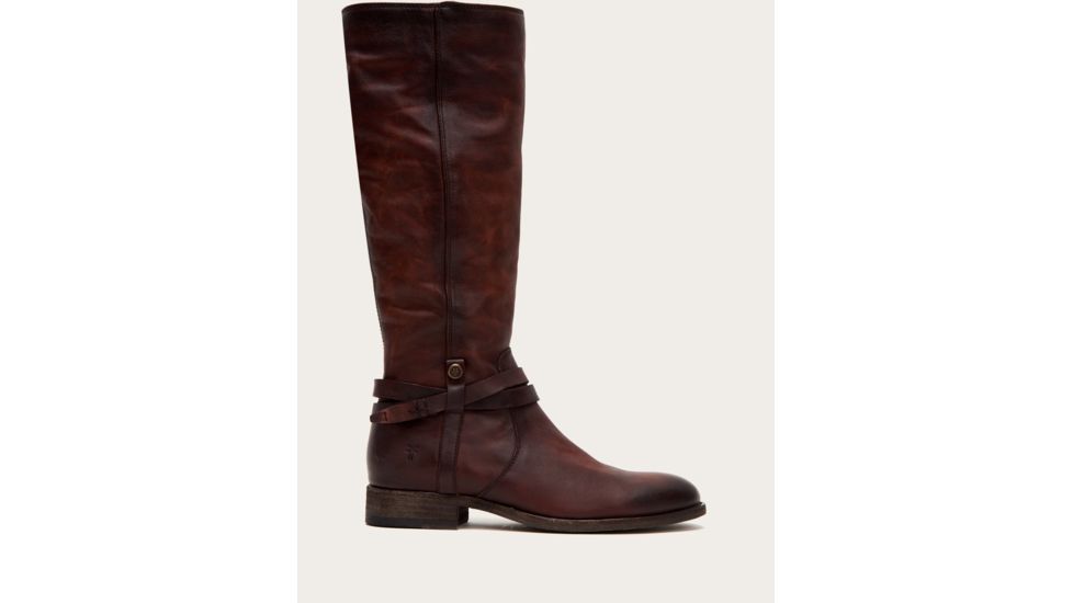 Frye Melissa Belted Tall Casual Boot - Womens, Redwood, 6.5, 3470500-RDD-6.5