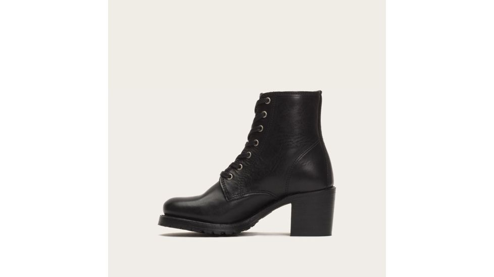 Frye Sabrina 6G Lace Up Boots - Women's, Black, Medium, 7.5, 3477029-BLK-7.5