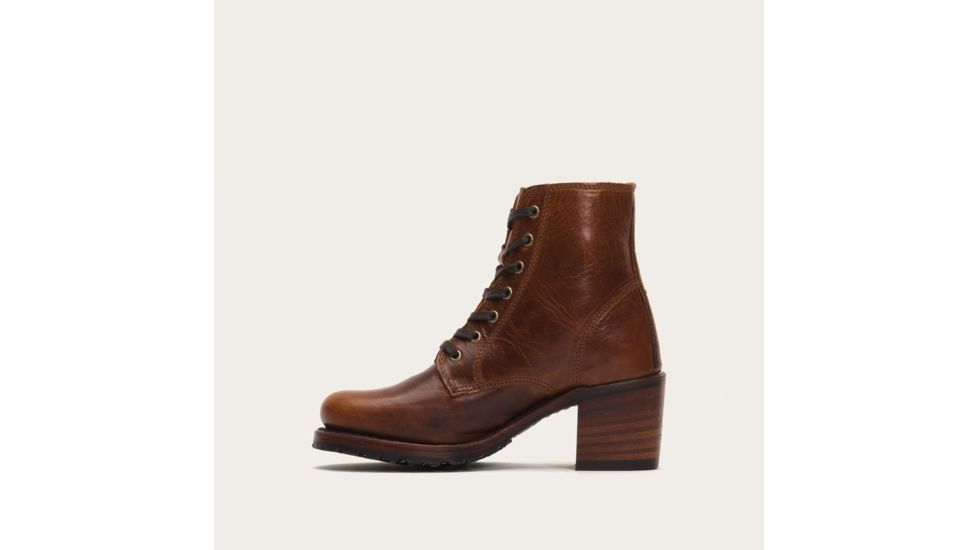 Frye Sabrina 6G Lace Up Boots - Women's, Cognac, Medium, 9.5, 3477029-COG-9.5