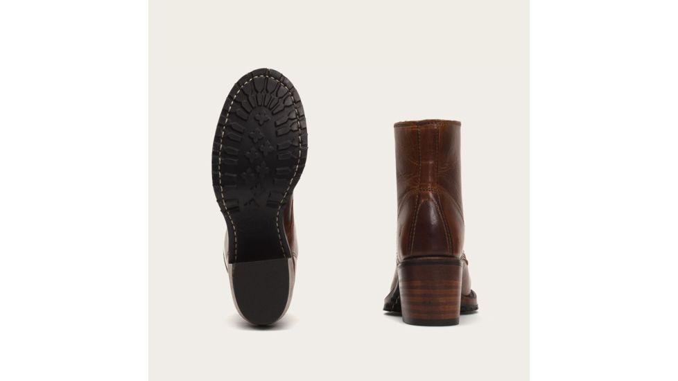 Frye Sabrina 6G Lace Up Boots - Women's, Cognac, Medium, 9.5, 3477029-COG-9.5