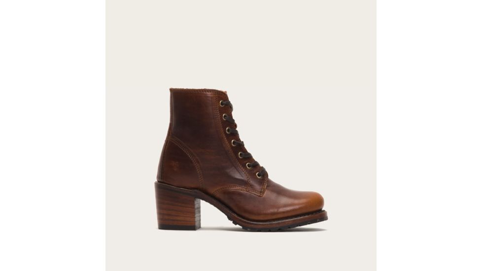 Frye Sabrina 6G Lace Up Boots - Women's, Cognac, Medium, 9.5, 3477029-COG-9.5