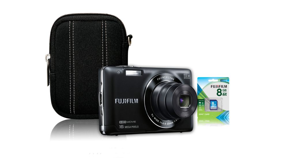 Fujifilm FinePix JX680 Digital Camera Bundle, Black 600012710