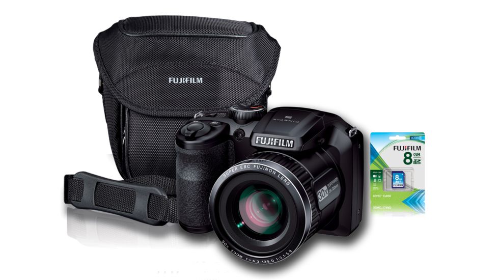 Fujifilm FinePix S4800 Digital Camera Bundle, Black 600012713