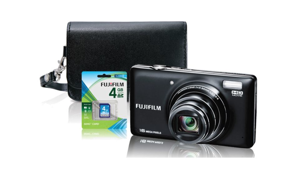 Fuji FinePix T400 10x Digital Camera - Bundle with Case, Batteries, 4GB Card