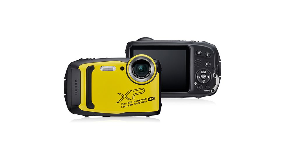 Fujifilm FinePix XP140 Yellow, 16.4 million pixels w/ SD Card, Yellow, 4.1 x 2.6 x 1.0, 600020657