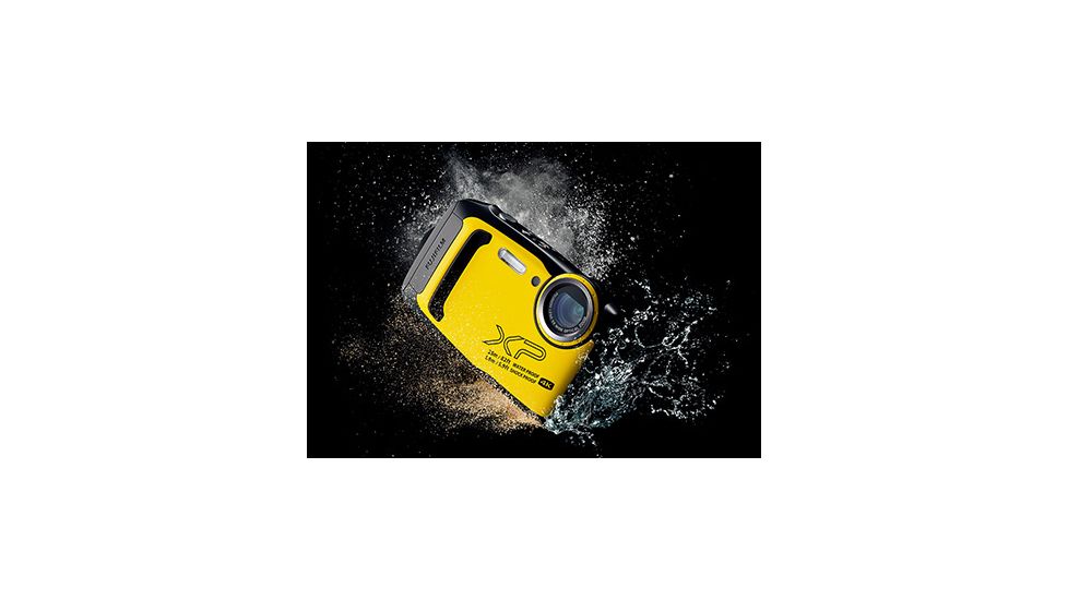 Fujifilm FinePix XP140 Yellow, 16.4 million pixels w/ SD Card, Yellow, 4.1 x 2.6 x 1.0, 600020657