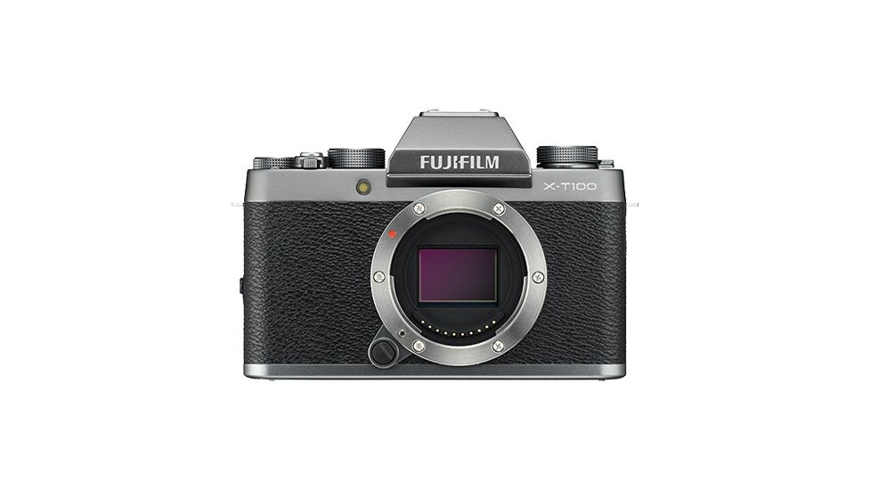 Fujifilm X-T100 Digital Camera, Dark Silver, Medium 16581965