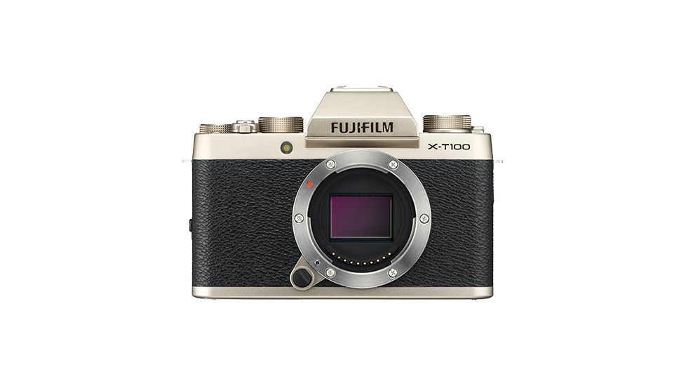 Fujifilm X-T100 Digital Camera, Champagne Gold, Medium 16582385