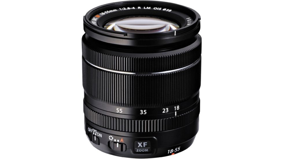 Fujifilm XF18-55mm F2.8-4.0 R LM OIS Camera Lens, Black, Medium, 16276479