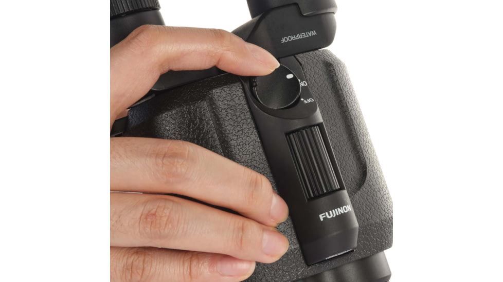 Fujinon Techno-Stabi TS Compact 12x28mm Stabilized Roof Prism Binoculars, Black, 148mm x 109mm x 74mm, 600022986