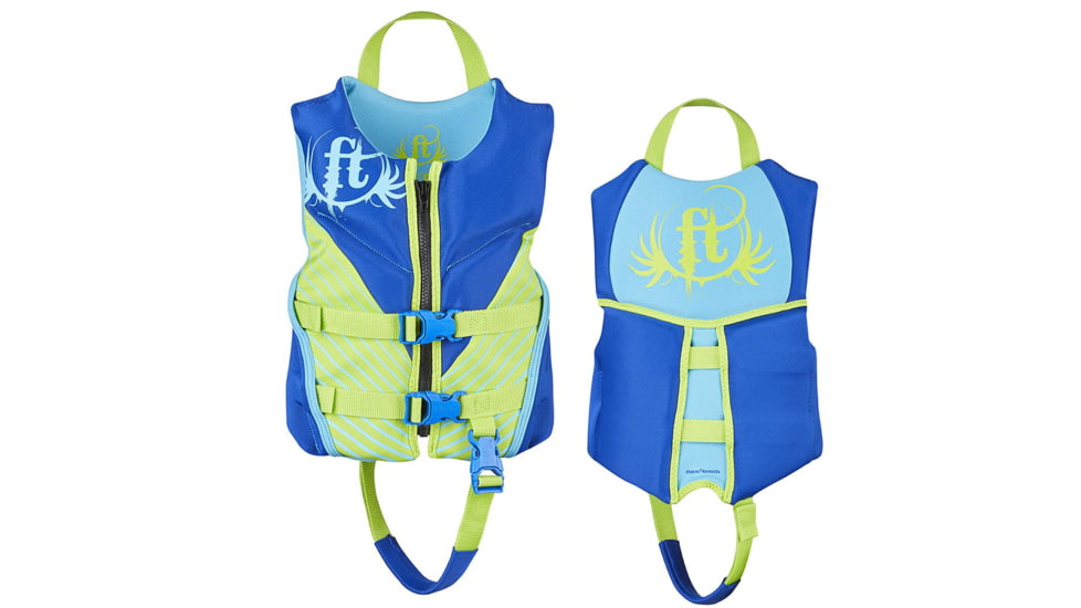 Full Throttle Hinged Rapid-Dry Flex-Back Life Vest - Child 30-50lbs - Blue 73538