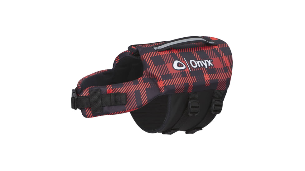 Full Throttle Neoprene Pet Vest - Xl, Over 80lb., Red Plaid, 157200-100-050-19