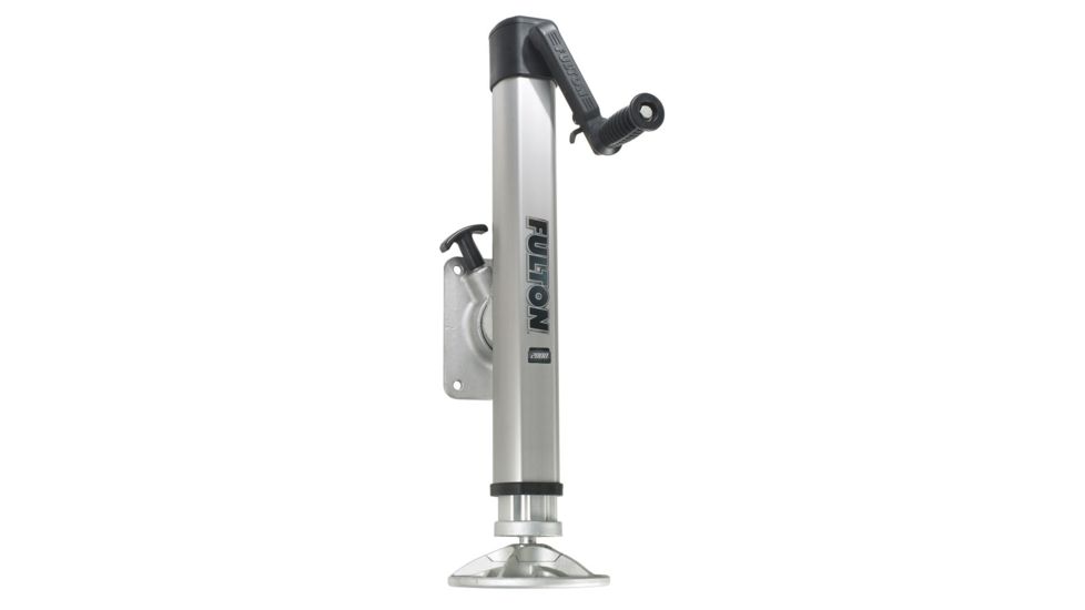 Fulton Trailer Jack Bolt-On 2,000 lbs. Lift Capacity Adjustable Swivel w/Footplate F2 35008