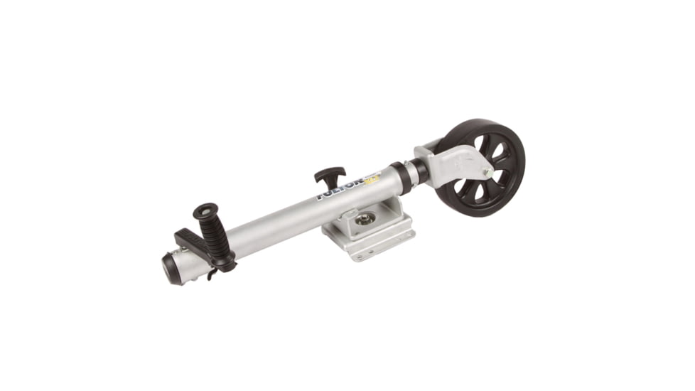 Fulton XLT 1500 lbs. Swing Away Bolt-On Jack w/12" Travel &amp; 8" Poly Wheel - Sharkskin Finish 51632