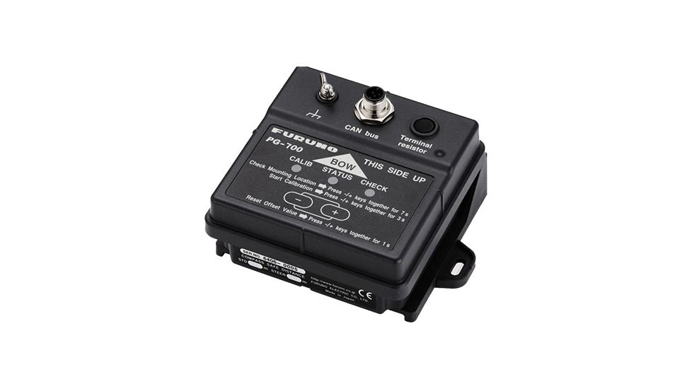 Furuno Elec. Compass, PG700, NMEA2000, Black FUR-PG700