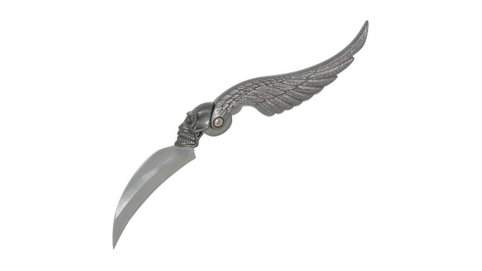 Fury Flying Skull, Pewter Finish Handle, Plain FP51040
