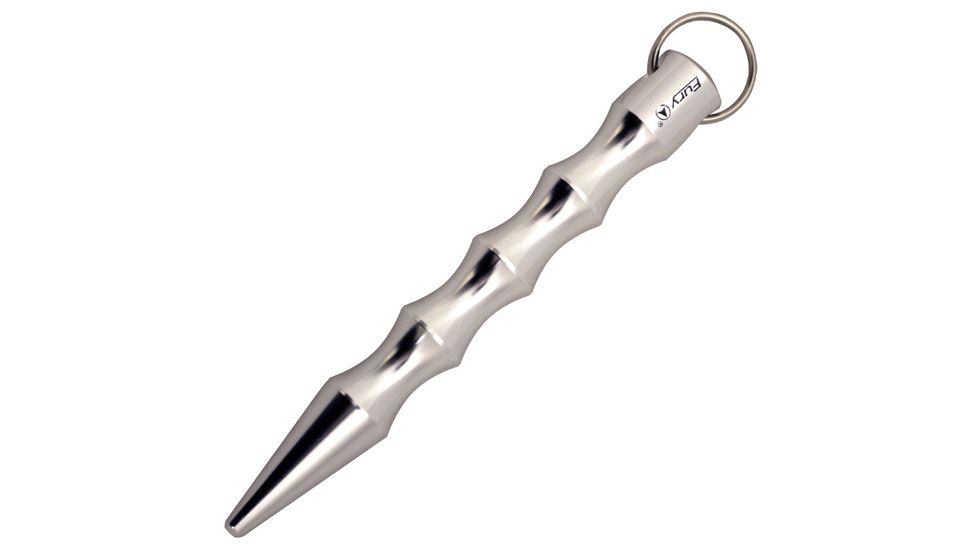 Fury Kubotan 5.75 in, Silver Shine FP12482